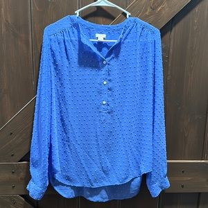 J Crew Dotted Blouse